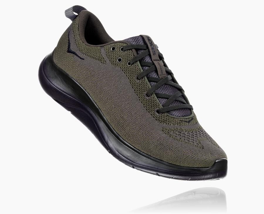 Tenis Hoka One One Hombre Marrom - Hupana Flow - TALQ24075